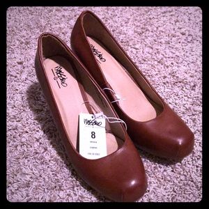 Cognac Brown Heels